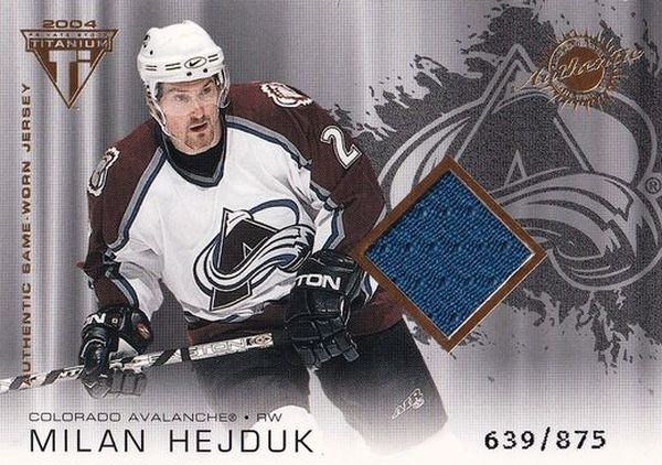 jersey karta MILAN HEJDUK 03-04 Titanium Game Jersey /875